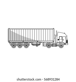cargo truck icon