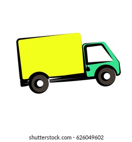 cargo truck icon