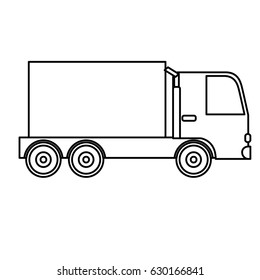 cargo truck icon
