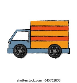 cargo truck icon