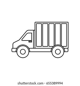 cargo truck icon