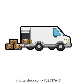 cargo truck icon