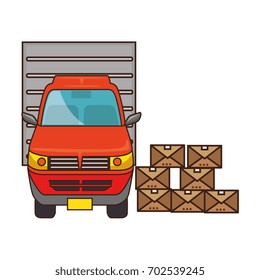 cargo truck icon