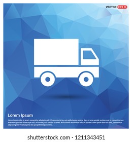 Cargo truck icon - Free vector icon
