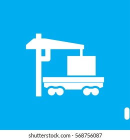 cargo truck icon illustration isolated vector sign symbol