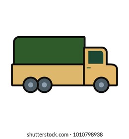Cargo truck icon image