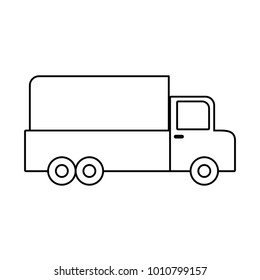 Cargo truck icon image