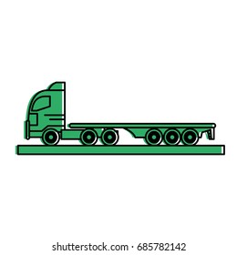 cargo truck icon image vector illustration design 
