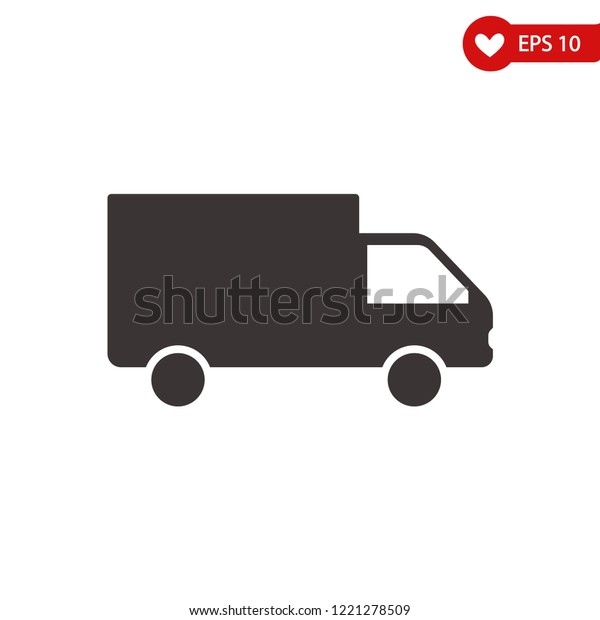 Cargo truck\
icon, transport, delivery vector\
sign