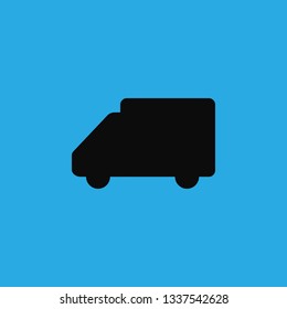 cargo truck icon vector