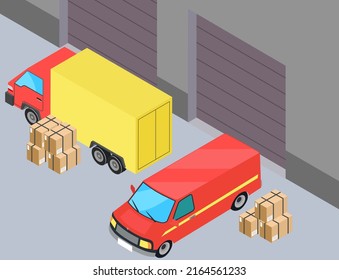 770 Parcel truck clipart Stock Vectors, Images & Vector Art | Shutterstock