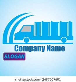 Cargo Truck logo design - Vectors files _ EPS Logo