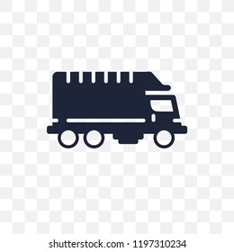 Cargo truck transparent icon. Cargo truck symbol design from Transportation collection.