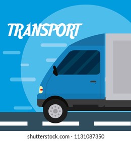 Cargo truck transport vehicle
