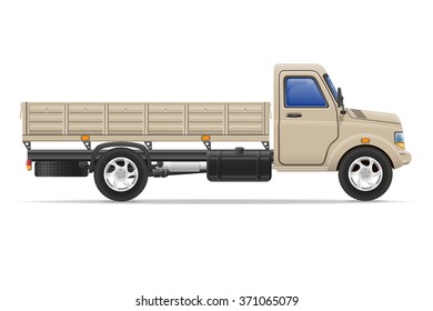 cargo truck for transportation of goods vector illustration isolated on white background