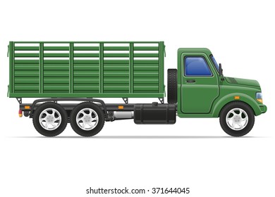 cargo truck for transportation of goods vector illustration isolated on white background