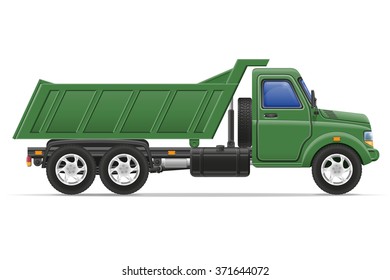 cargo truck for transportation of goods vector illustration isolated on white background