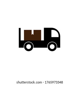 ilustración de diseño de vector de camión de carga