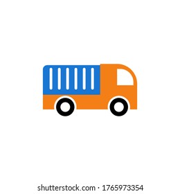 ilustración de diseño de vector de camión de carga
