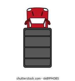 cargo truck vector illustration