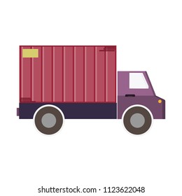 Cargo truck vehicle service,vector illustration