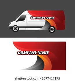 Cargo van body wrap livery decal design company