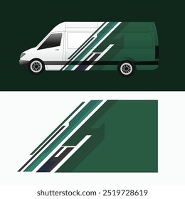 Cargo van car sticker design. Cargo van delivery stickers