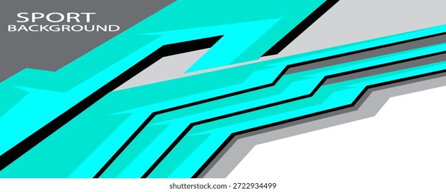 Vetor de design de van de carga. Kit de fundo de corrida de faixa abstrata gráfica para veículo de enrolamento,