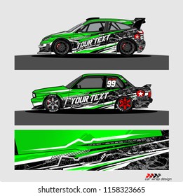Cargo van decal designs, truck and car wrap vector. Graphic abstract stripe designs for advertisement, race, adventure and livery car