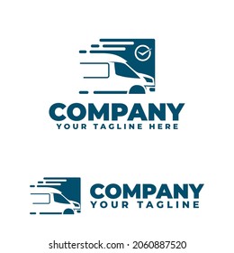 cargo van delivery logo template