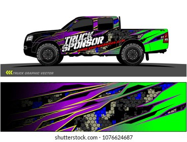 
Cargo van graphic vector. abstract racing shape with modern camouflage design for vehicle vinyl wrap 
