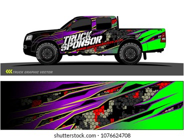 
Cargo van graphic vector. abstract racing shape with modern camouflage design for vehicle vinyl wrap 
