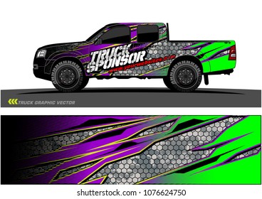 
Cargo van graphic vector. abstract racing shape with modern camouflage design for vehicle vinyl wrap 
