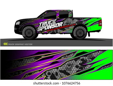 
Cargo van graphic vector. abstract racing shape with modern camouflage design for vehicle vinyl wrap 
