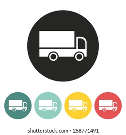 Cargo van icon.Vector illustration.