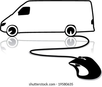 Cargo Van Mouse Click