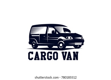 cargo van vector