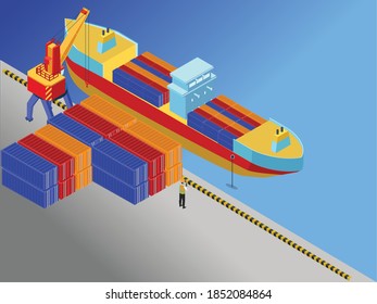 390 Port workers cartoon Images, Stock Photos & Vectors | Shutterstock