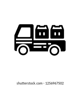 Cargo vector icon.