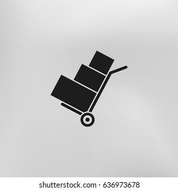 cargo vector icon