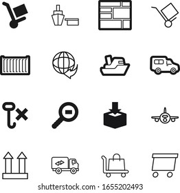 cargo vector icon set such as: isometric, aviation, airplane, jet, yacht, import, shop, handle, world, military, worldwide, circle, top, object, open, cruise, flight, up, search, company, sale, trade