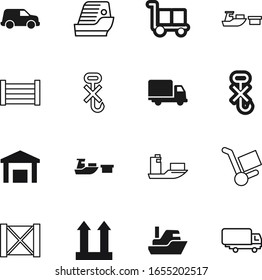 conjunto de iconos de vectores de carga como: crucero, rotura, manejo, almacenamiento, papel, cuidado, logística, carro, rojo, edificio, carretilla, top, auto, caricatura, unidad, viaje, imagen, compras, carretera, tienda, pasajero