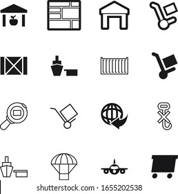 conjunto de iconos de vectores de carga como: set, comercio, avión, magnificador, vuelo, forma, paracaídas, no, isométrico, uso, internacional, importación, chorro, cartón, abierto, gota, ancho, mundial, cielo, mosca, crema, mundo
