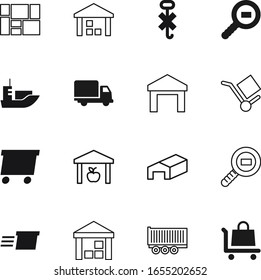 cargo vector icon set such as: profile, transparent, abstract, front, sea, web, break, metal, warning, tanker, journey, pack, deliver, view, van, speed, trolley, estate, import, perfect, heavy