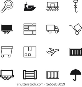 cargo vector icon set such as: flight, dry, closed, van, use, cart, journey, import, tag, boat, color, transparent, hooks, wagon, button, silhouette, shop, shipment, glass, wooden, crate, keep