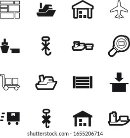 cargo vector icon set such as: air, heavy, airplane, boxes, search, template, courier, texture, pine, metal, food, deliver, equipment, wood, passenger, trade, plane, post, airline, gift, sticker