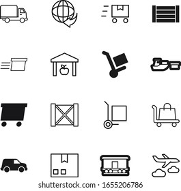 cargo vector icon set such as: grey, global, aviation, railroad, earth, express, logo, pilot, flight, port, boat, air, button, planet, pictogram, airplane, ocean, drawing, wide, sea, ship, cartoon