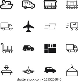 cargo vector icon set such as: heavy, technology, consolidated, button, download, gift, load, boat, front, art, post, shiping, cruise, wheelbarrow, hook, engineering, template, lifting, yacht, marine