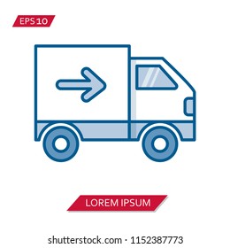 cargo vector icon symbol