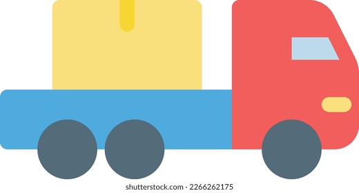 cargo Vector illustration on a transparent background. Premium quality symmbols. Line Color vector icons for concept and graphic design. 
